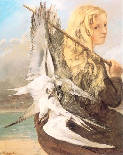 Girl with the Seagulls, Trouville