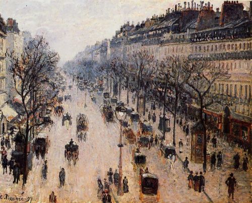 Boulevard Montmartre - Winter Morning