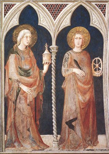 St Mary Magdalene and St Catherine of Alexandria