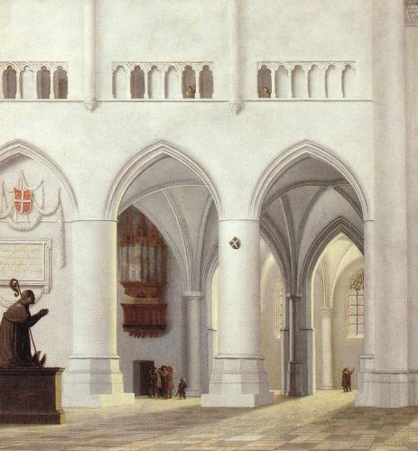 Interior of the Church of St Bavo at Haarlem 1