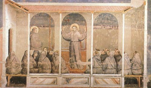 Scenes from the Life of Saint Francis 3 Apparition at Arles