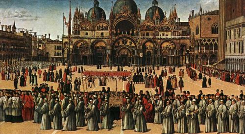 Procession in Piazza S. Marco