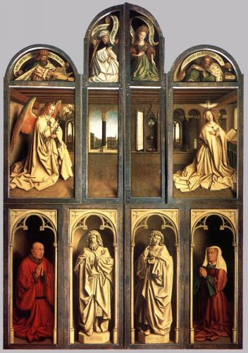 The Ghent Altarpiece (wings closed)