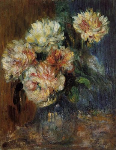 Vase of Peonies