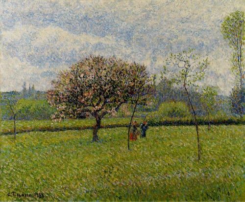 Flowering Apple Trees at Eragny 1