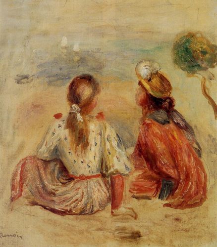 Young Girls on the Beach