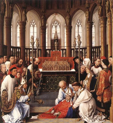 Exhumation of St Hubert