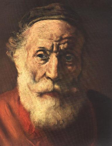 Portrait of an Old Man in Red (detail) 1