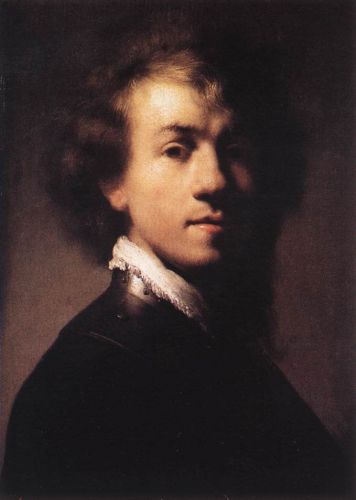 Self-Portrait with Lace Collar