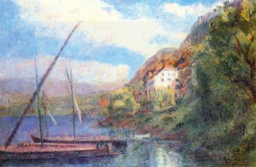 The Shores of Lake Geneva at Saint-Gingolph