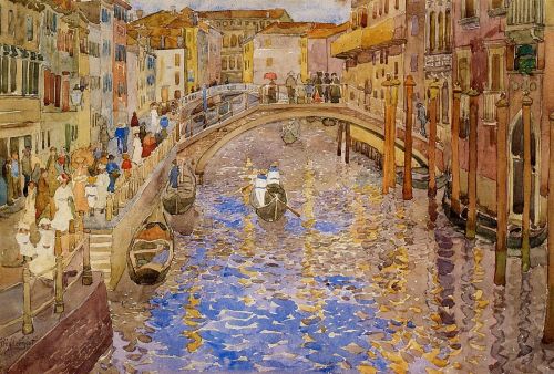 Venetian Canal Scene