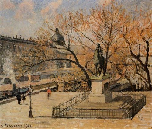 Pont-Neuf, the Statue of Henri IV - Morning, Sun