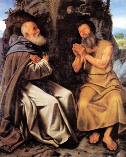 St Anthony Abbot and St Paul