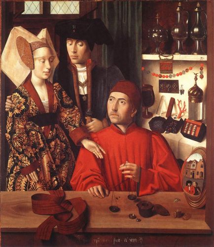 St Eligius in His Workshop