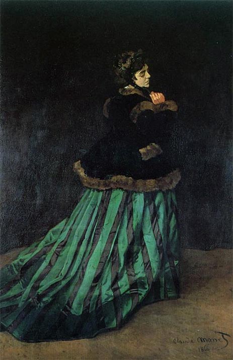 Camille (The Woman in the Green Dress), 1866