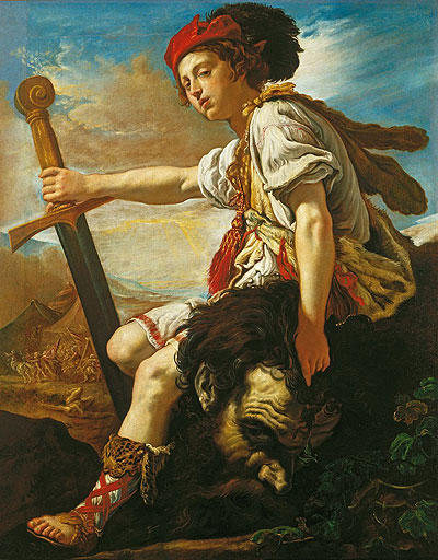 David with the Head of Goliath, c.1620