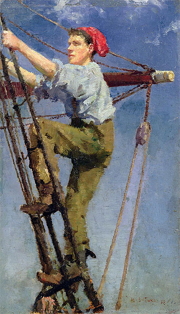 Going Aloft, c.1886