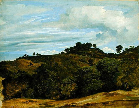 Landscape near Olevano, 1822
