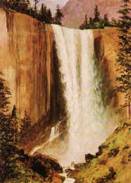 Albert Bierstadt Yosemite Falls Oil Painting
