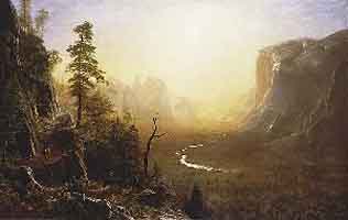 Albert Bierstadt Yosemite Oil Painting