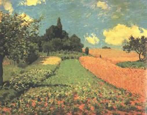 Alfred Sisley Wheatfields at Argenteuil Oil Painting