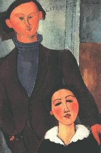Amedeo Modigliani Jacques and Berthe Lipschitz Oil Painting