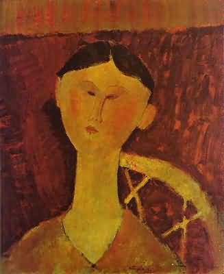 Amedeo Modigliani Portrait of Beatrice Hastings Oil Painting