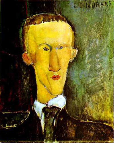 Amedeo Modigliani Portrait of Blaise Cendrars Oil Painting