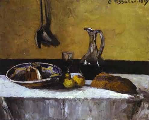 Camille Pissarro Still Life Oil Painting