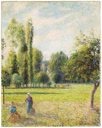 Camille Pissarro The Gleaners Oil Painting