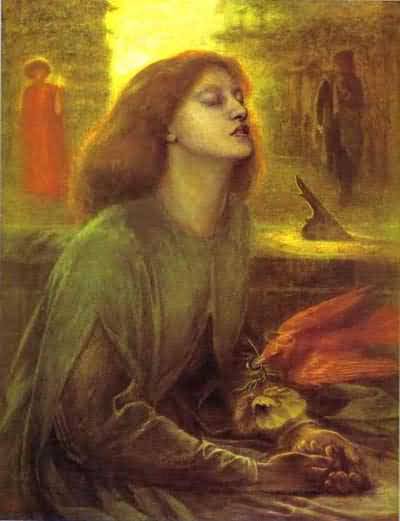 Dante Gabriel Rossetti Beata Beatrix Oil Painting