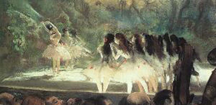 Edgar Degas Ballet at the Paris Opera Oil Painting