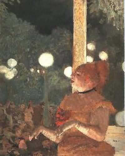 Edgar Degas Le Chansan du Chien Oil Painting
