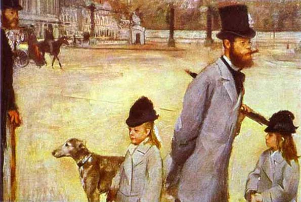 Edgar Degas Place de la Concorde Oil Painting