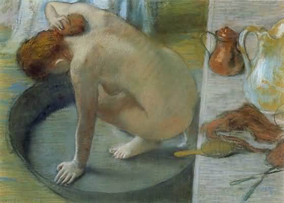 Edgar Degas The Tub Oil Painting