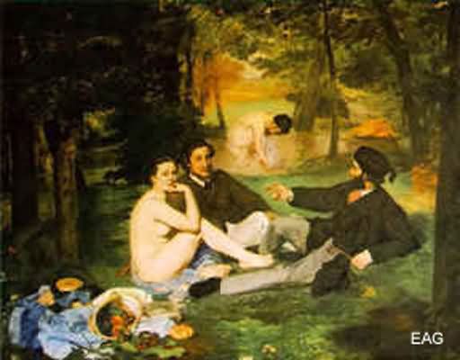 Edouard Manet Le Dejeuner Sur L Herbe Oil Painting