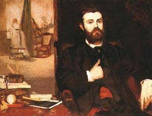 Edouard Manet Portrait of Zachary Astruc Oil Painting