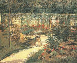 Edouard Manet The Artist s Garden Versail Oil Painting