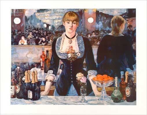 Edouard Manet The Bar at the Folies Bergere Oil Painting