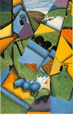 Juan Gris Landscapes With Houses At Ceret Oil Painting