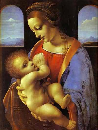 Leonardo da Vinci Madonna Litta Oil Painting