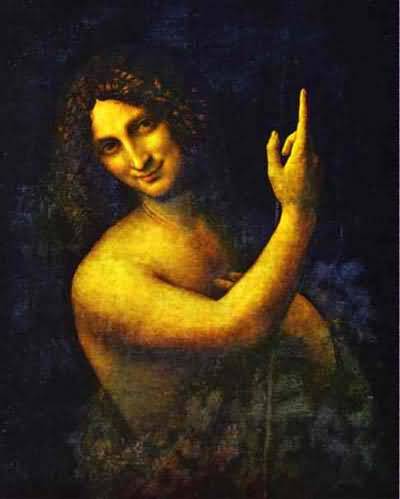 Leonardo da Vinci St John the Baptist Oil Painting
