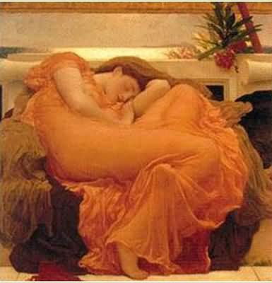 Lord Frederic Leighton Flaming June Oil Painting