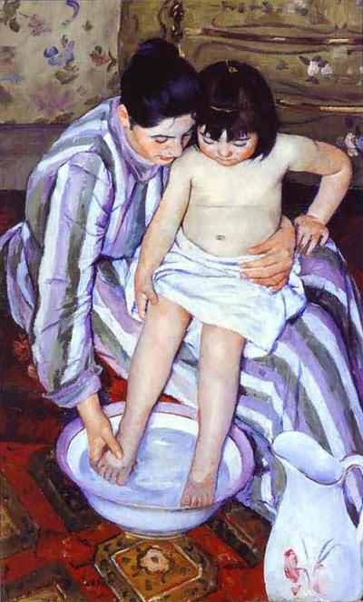 Mary Cassatt The Bath Oil Painting