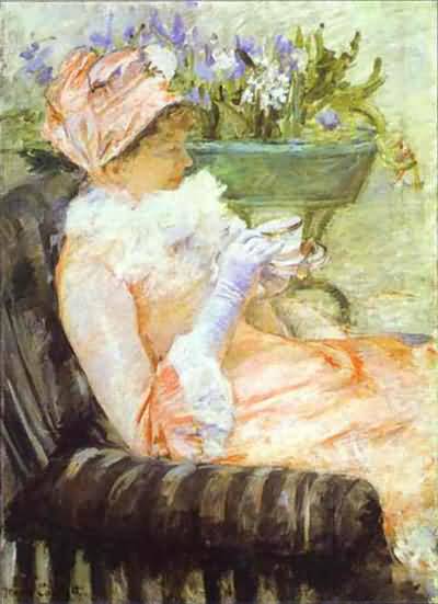 Mary Cassatt The Cup of Tea Oil Painting