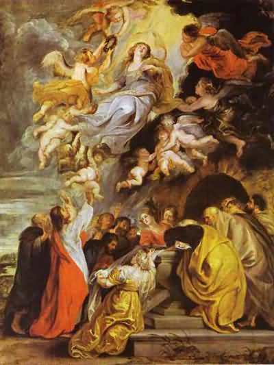 Peter Paul Rubens The Assumption of the Virgin Oil Painting