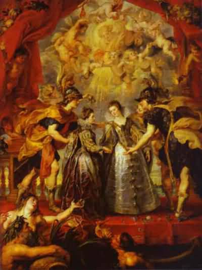Peter Paul Rubens The Exchange of Princesses Oil Painting