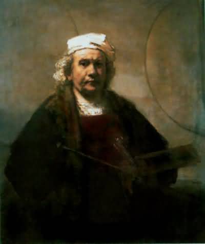 Rembrandt van Rijn Self Portrait 1661 Oil Painting