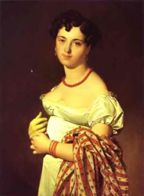 Jean Auguste Dominique Ingres Portrait of Madame Panckoucke Oil Painting