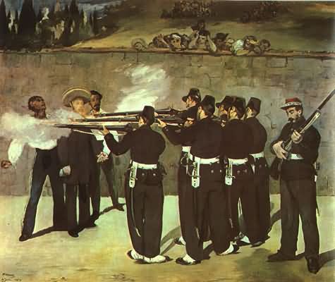 Edouard Manet The Execution of the Emperor Maximilian Oil Painting